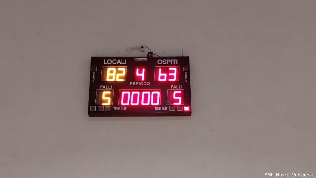 2° GIORNATA RITORNO: 1 DIV – VENEGONO = 82 – 63